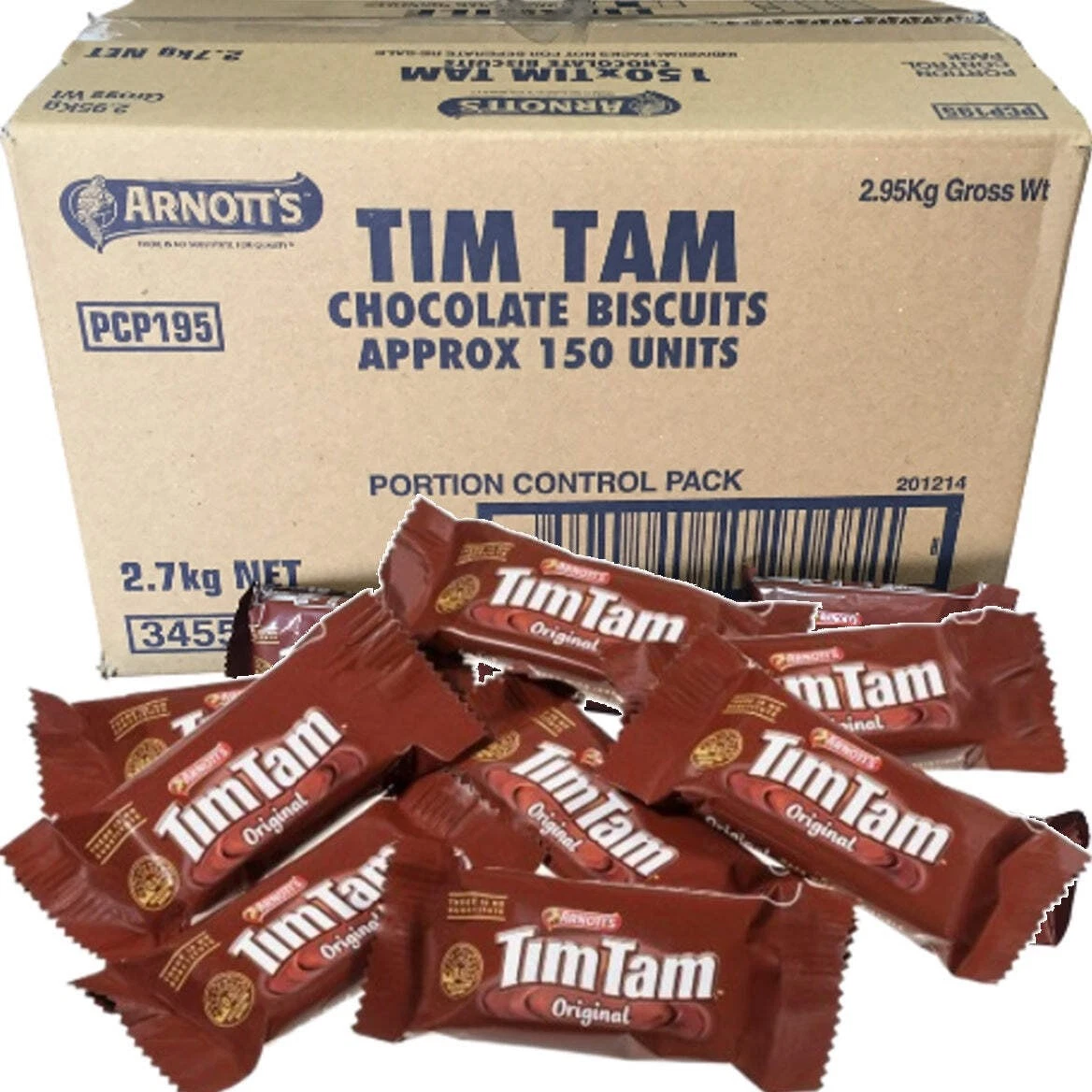 s-l1600 Arnotts Tim Tam Biscuits Portions (Pack of 150), 18 g - Image 1